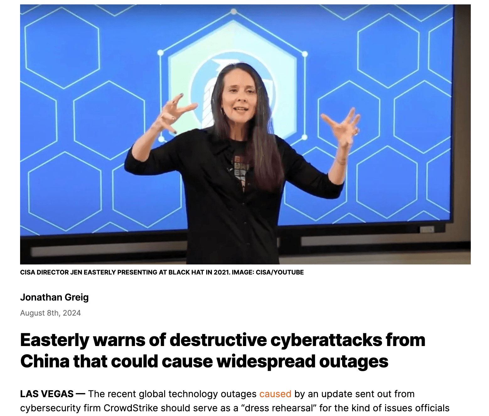 China Cyberattack Threat