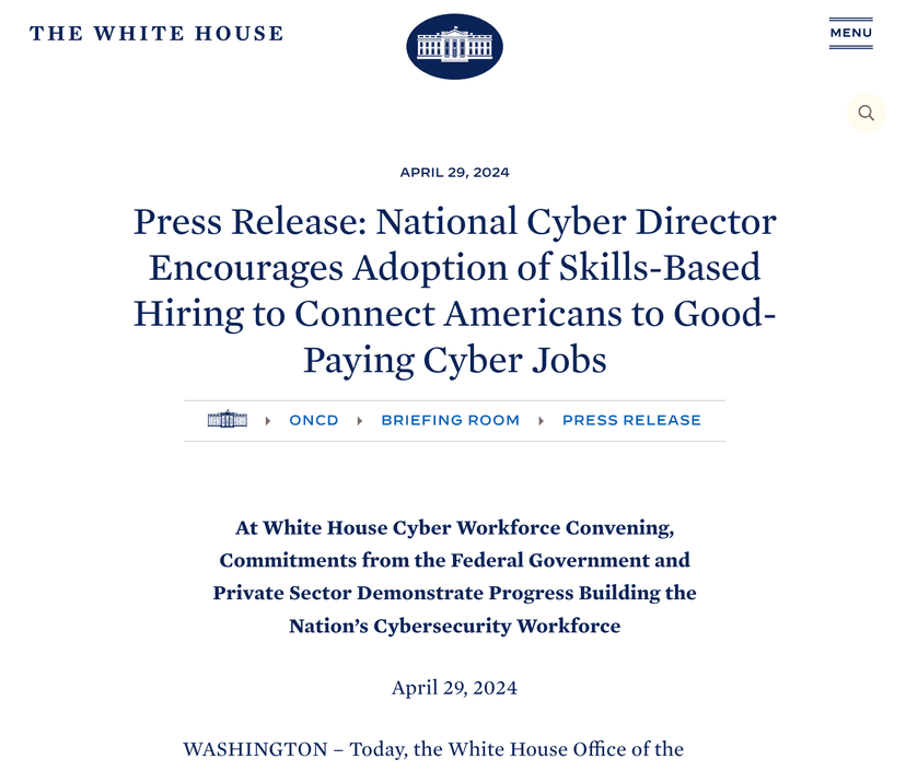 White House National Cyber